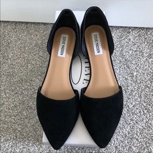 Black Suede flats